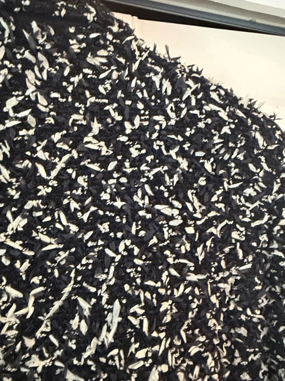 St John Black and white tweed Couture 2 piece suit size 6